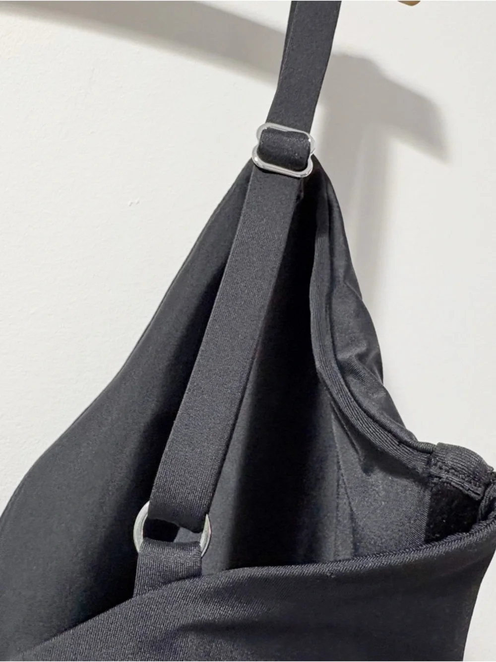 Fold and Form The Triangle Bikini Top Black Size 36F NWT Brand New Swimsuit